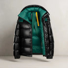 Men's Insulated Full-Zip Puffer Jacket with Thick Cotton Fill 2