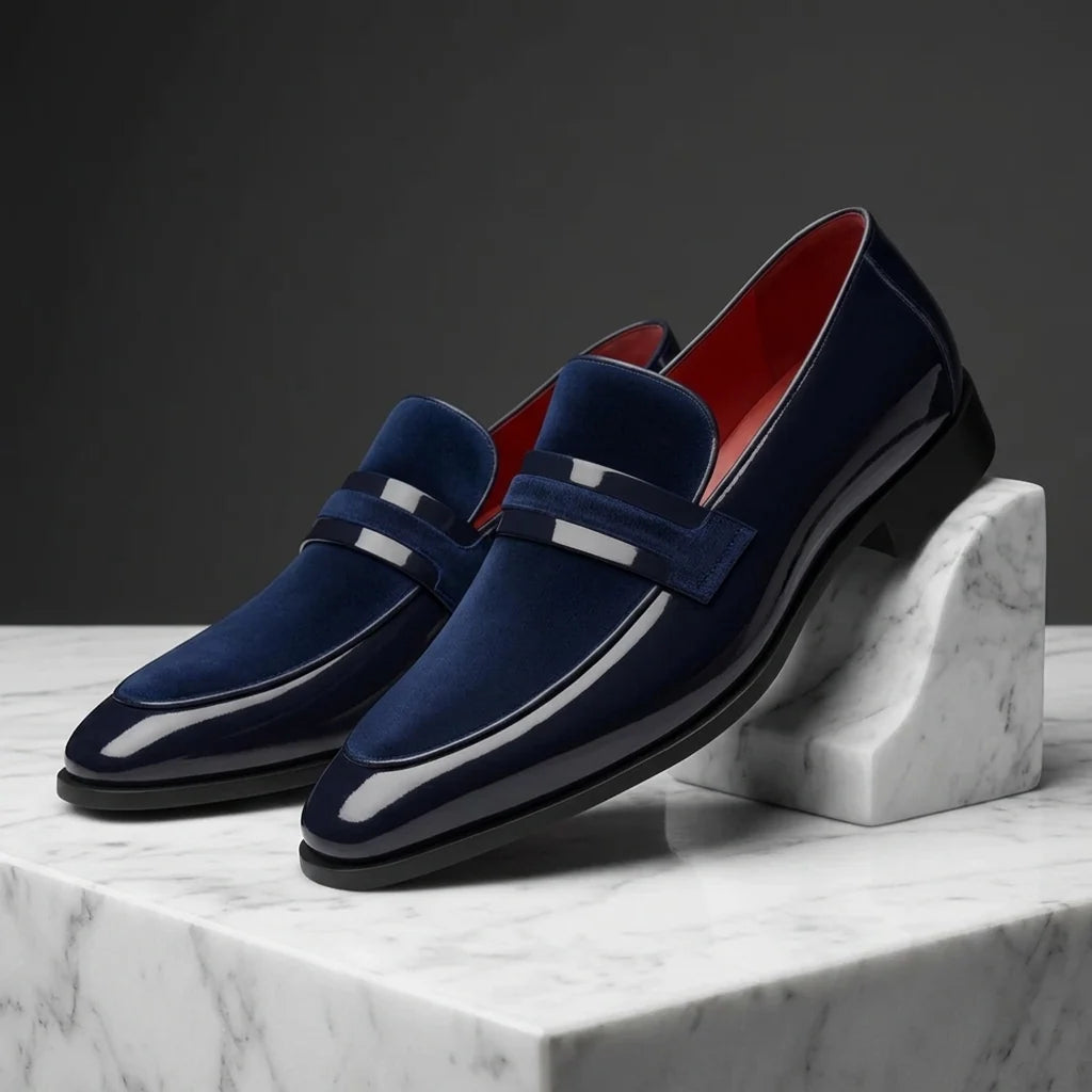 Men's Italian Leather Loafers with Refined Design for Smart Casual and Formal Wear 4