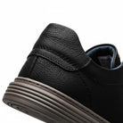 Men's Leather Low-Top Sneakers with Textured Finish and Cushioned Insole 5