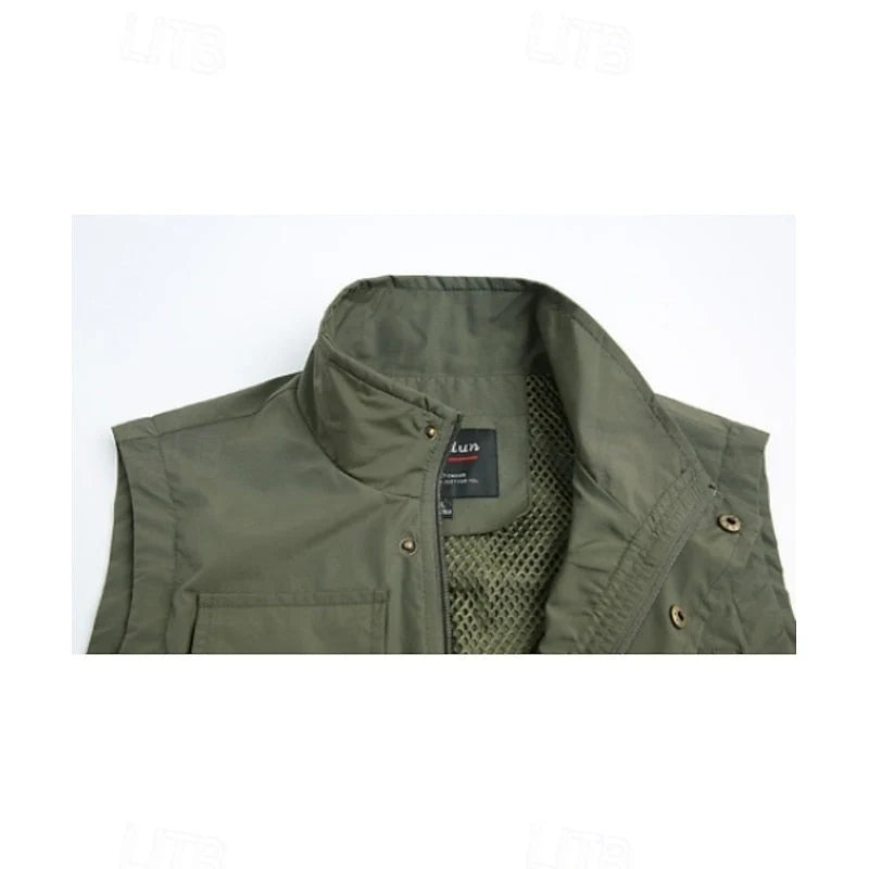 Men's Lightweight Multi-Pocket Utility Vest 6