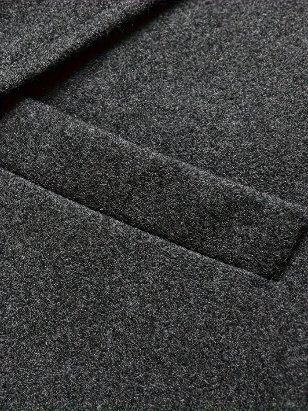 Men's Long Tailored Overcoat with Button Closure 4