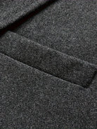 Men's Long Tailored Overcoat with Button Closure 4