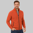 Men's Merino Wool Full-Zip Sweater with Minimalist Design - 5