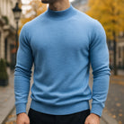 Men's Merino Wool Semi-Turtleneck Sweater 5