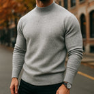 Men's Merino Wool Semi-Turtleneck Sweater 7