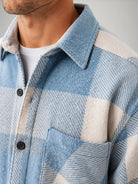 Men's Plaid Flannel Relaxed-Fit Overshirt Jacket 2