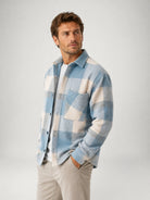 Men's Plaid Flannel Relaxed-Fit Overshirt Jacket 6