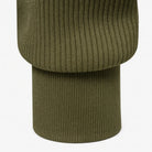 Men's Quarter-Zip Ribbed Knit Sweater with Fleece Lining 8