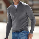 Men's Quarter Zip Pullover with Relaxed Fit and Adjustable Closure 5
