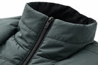 Men's Quilted Blazer Jacket with Padded Insulation and High Collar 5