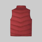 Men's Quilted Puffer Vest with Stand Collar and Side Pockets 2