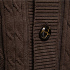 Men's Shawl Collar Button-Front Cardigan in Textured Knit 8