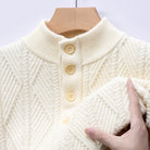 Men's Shawl Collar Knit Sweater with Ribbed Cuffs 10