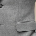 Men's Slim-Fit Woven Blazer Jacket with Single-Button Closure and Two Front Pockets 2