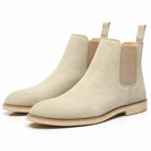 Men's Suede Chelsea Boots with Elastic Side Panels and Durable Rubber Sole 2