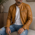 Men's Tailored Full-Grain Leather Jacket 2