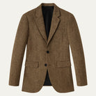 Men's Tailored Herringbone Wool-Blend Blazer 2