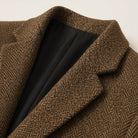 Men's Tailored Herringbone Wool-Blend Blazer 3