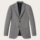 Men's Tailored Herringbone Wool-Blend Blazer 5