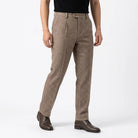 Men's Tailored Wool Herringbone Trousers 2