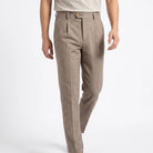Men's Tailored Wool Herringbone Trousers 3