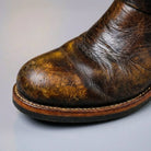 Men's Vintage Leather Retro-Style Boots with Polished Metal Buckles 5
