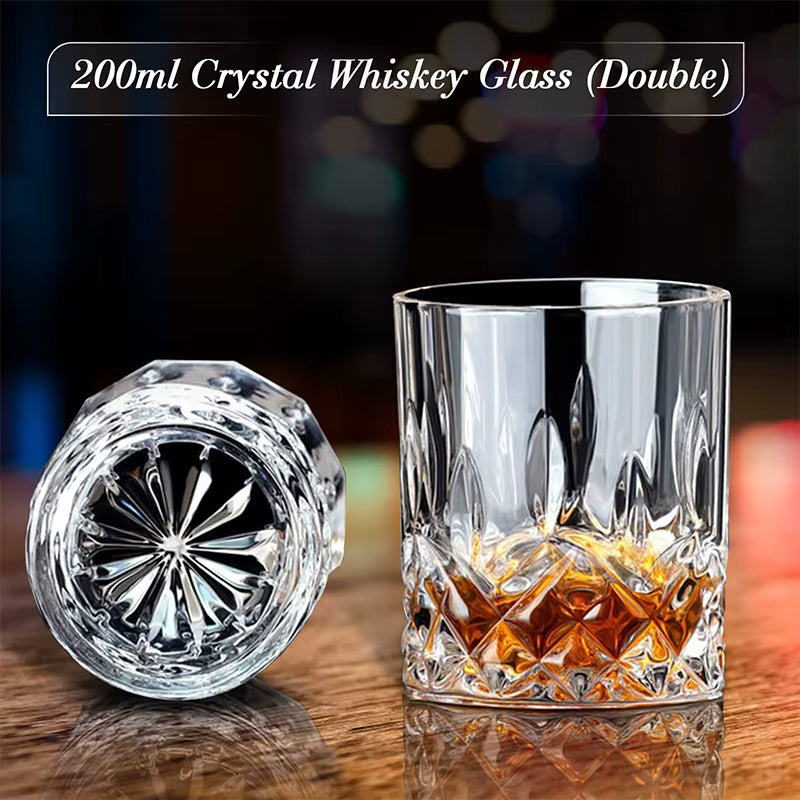 Men's Whiskey Stones Set with Granite Ice Cubes and Whiskey Glasses in Wooden Box 4