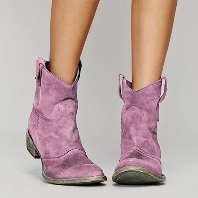 Women's Cowboy Boots with Rugged Construction and Supportive Fit 4