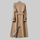 Women's Double-Breasted Belted Midi Trench Coat 5