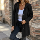Women's Hooded Button-Front Cardigan with Oversized Hood and Side Pockets 10