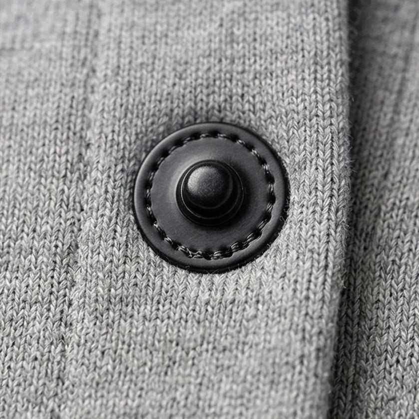 Women's Hooded Button-Front Cardigan with Oversized Hood and Side Pockets 7