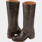Women's Knee High Cowboy Boots with Block Heel and Orthopedic Support 0