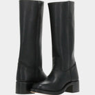 Women's Knee High Cowboy Boots with Block Heel and Orthopedic Support 4