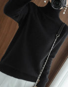 Women's Merino Wool Ribbed Roll Neck Sweater 10