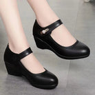 Women's Mid-Heel Comfortable Dress Shoes with Adjustable Strap 5