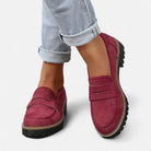 Women's Orthopedic Heeled Loafers with Slip-On Design and Arch Support 4
