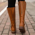 Women's Orthopedic Leather Tall Buckle Boots 5
