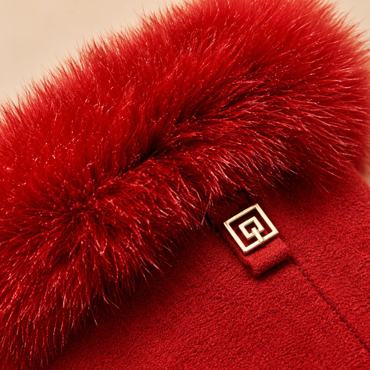 Women's Suede-Look Faux-Fur Cuff Winter Gloves 2
