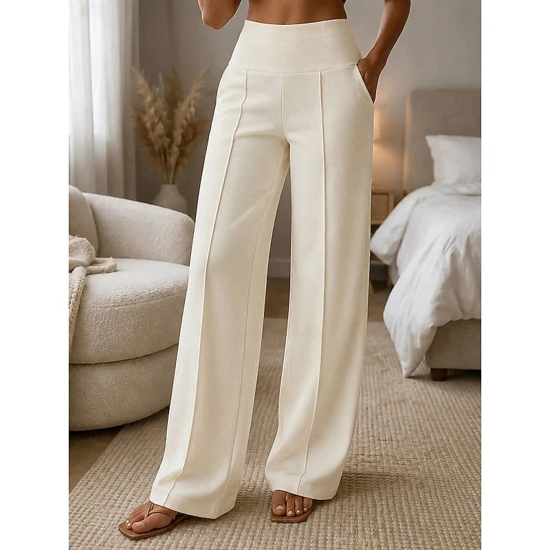 Women's Tailored Wide-Leg High-Waist Pants 1